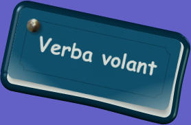 Verba volant